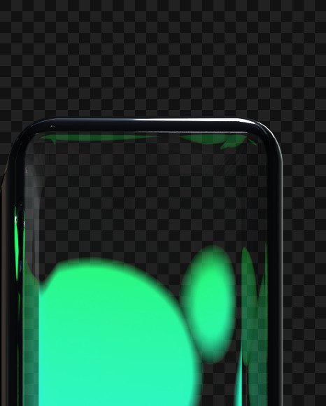 Letter H from Colored blobs font on Yellow Images Creative Fonts - S67608