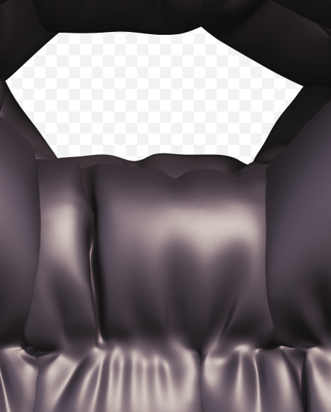 Letter B from Black Puffer font on Yellow Images Creative Fonts - S67644