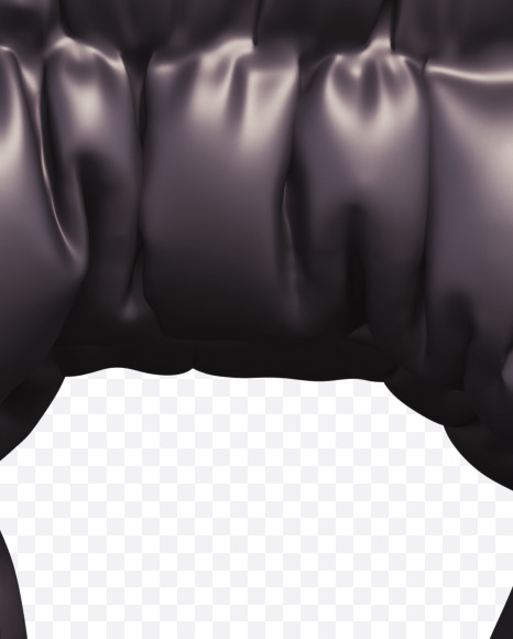 Letter R from Black Puffer font on Yellow Images Creative Fonts - S67660