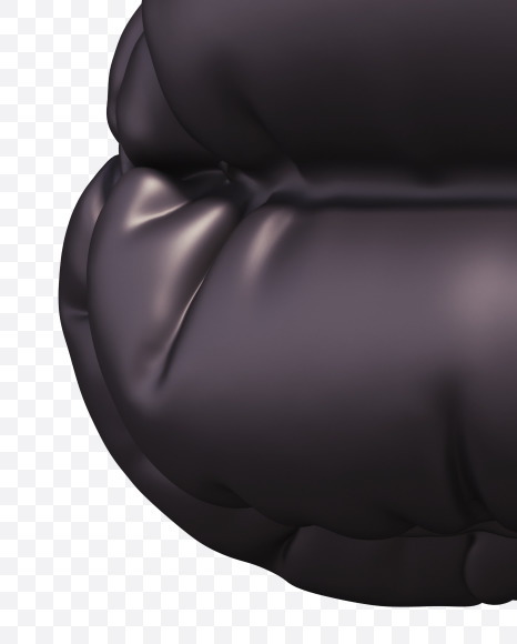 Letter Z from Black Puffer font on Yellow Images Creative Fonts - S67668