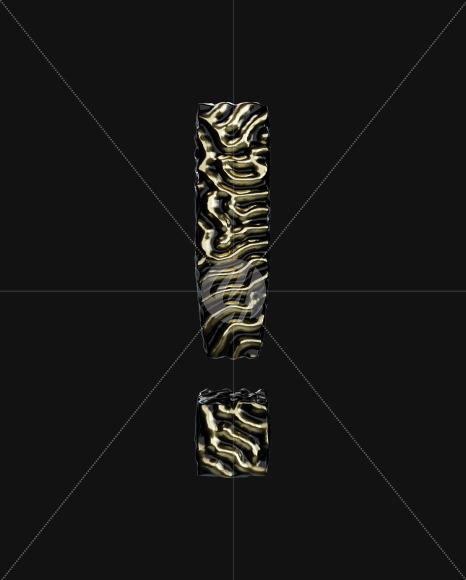 ! from Organic Pattern Gold on Yellow Images Creative Fonts - S67770