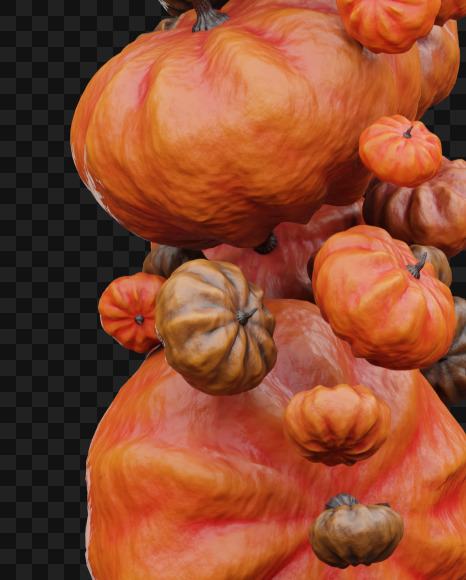 Letter L from Pumpkin font on Yellow Images Creative Fonts - S67786