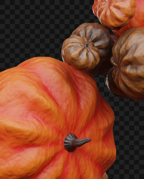 Letter R from Pumpkin font on Yellow Images Creative Fonts - S67792