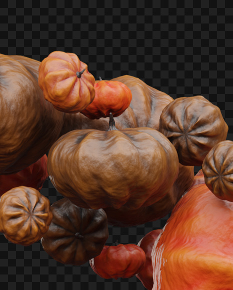 Letter S from Pumpkin font on Yellow Images Creative Fonts - S67793