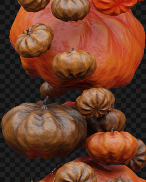 Letter C from Pumpkin font on Yellow Images Creative Fonts - S67777