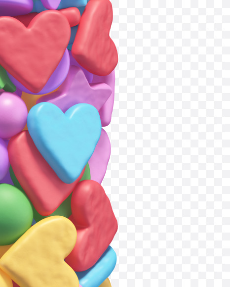 Letter I from Candy alphabet on Yellow Images Creative Fonts - S67906