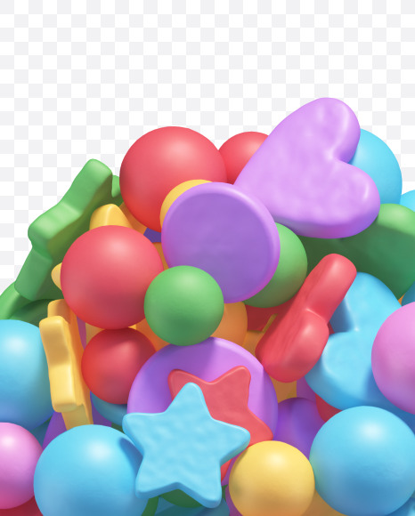 Letter M from Candy alphabet on Yellow Images Creative Fonts - S67910