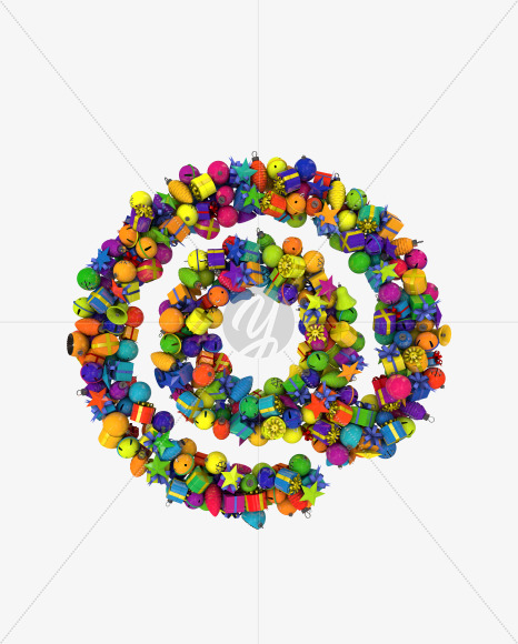 @ from Colorful Christmas Ornaments Typeface on Yellow Images Creative Fonts - S68611