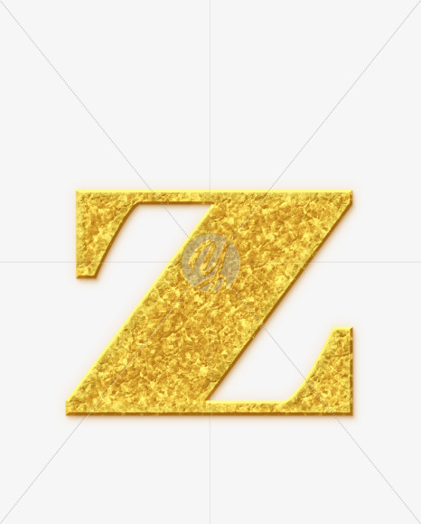 z_Golden-Font from Golden Font on Yellow Images Creative Fonts - S68936