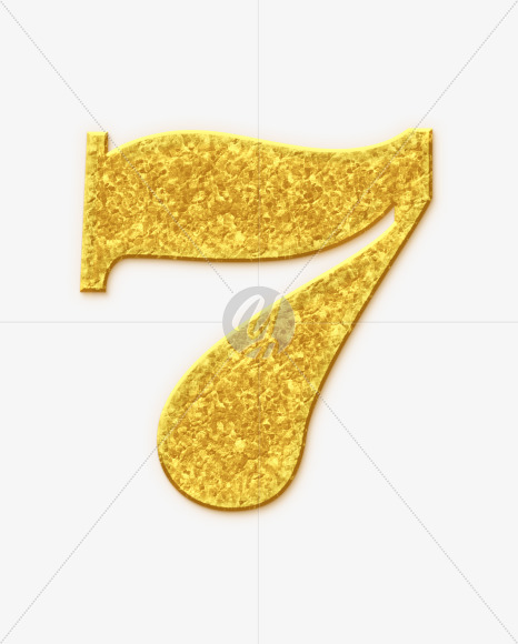 7_Golden-Font from Golden Font on Yellow Images Creative Fonts - S68944