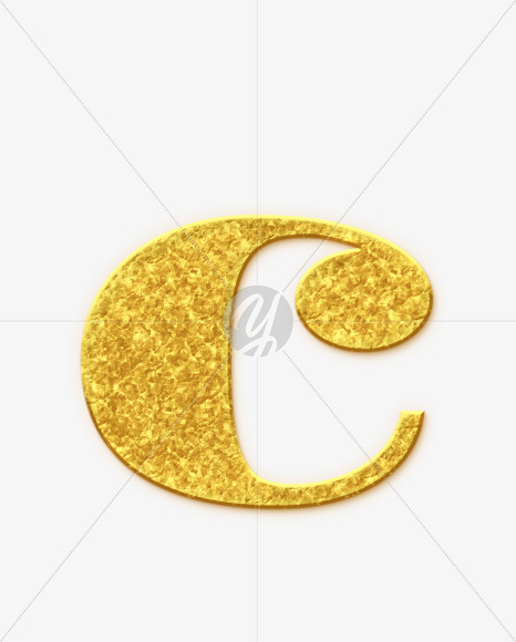 c_Golden-Font from Golden Font on Yellow Images Creative Fonts - S68913