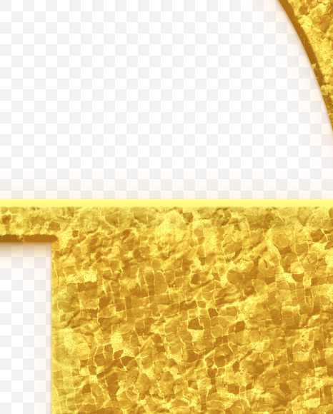 G-Uppercase_Golden-Font from Golden Font on Yellow Images Creative Fonts - S68983