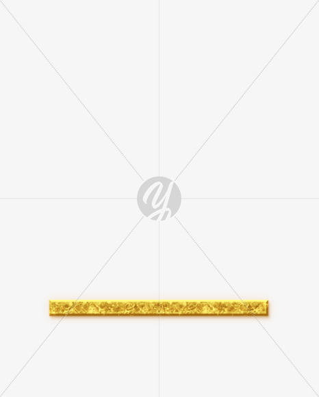 Underscore_Golden-Font from Golden Font on Yellow Images Creative Fonts - S68965