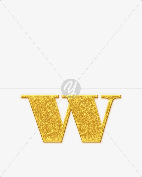 w_Golden-Font from Golden Font on Yellow Images Creative Fonts - S68933