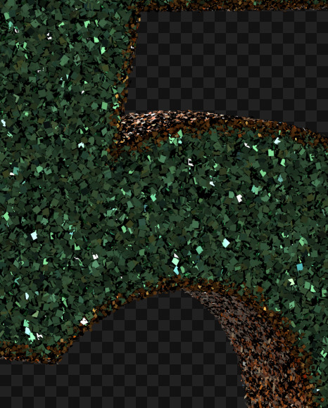 G 5 from Christmas Glitter Ornament Typeface on Yellow Images Creative Fonts - S69031