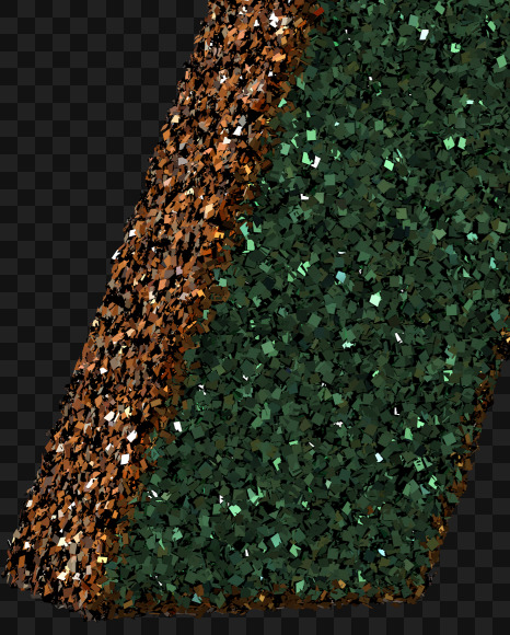 G A from Christmas Glitter Ornament Typeface on Yellow Images Creative Fonts - S69036