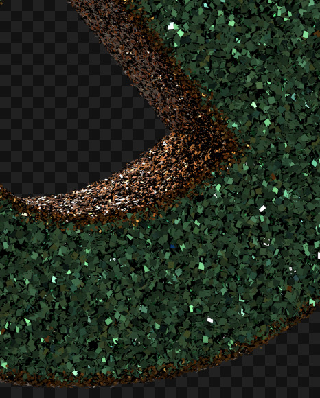 G ampersand from Christmas Glitter Ornament Typeface on Yellow Images Creative Fonts - S69037