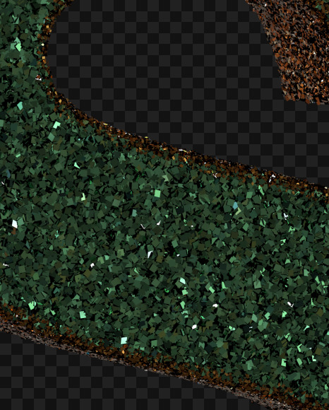 G S from Christmas Glitter Ornament Typeface on Yellow Images Creative Fonts - S69063