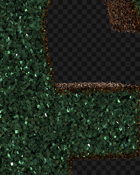 G GBP from Christmas Glitter Ornament Typeface on Yellow Images Creative Fonts - S69048