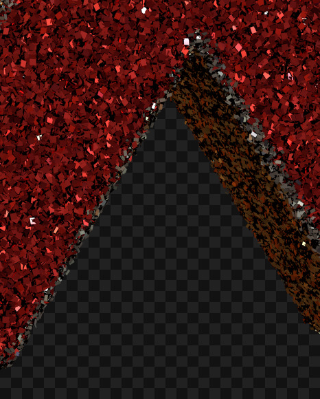 R X from Christmas Glitter Ornament Typeface on Yellow Images Creative Fonts - S69023