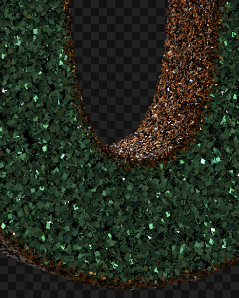 G 0 from Christmas Glitter Ornament Typeface on Yellow Images Creative Fonts - S69026