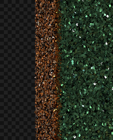 G U from Christmas Glitter Ornament Typeface on Yellow Images Creative Fonts - S69065