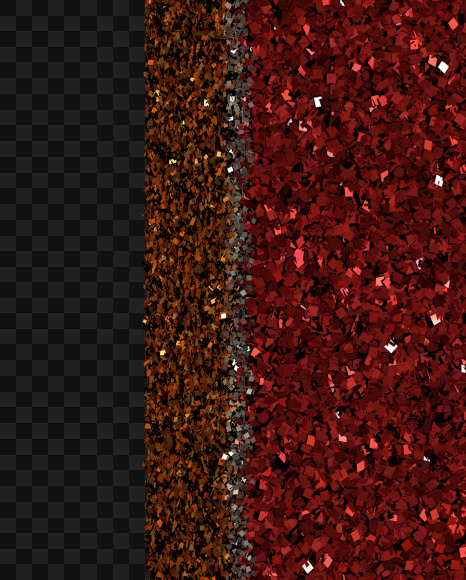 R U from Christmas Glitter Ornament Typeface on Yellow Images Creative Fonts - S69019