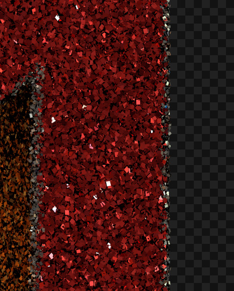 R 1 from Christmas Glitter Ornament Typeface on Yellow Images Creative Fonts - S69073