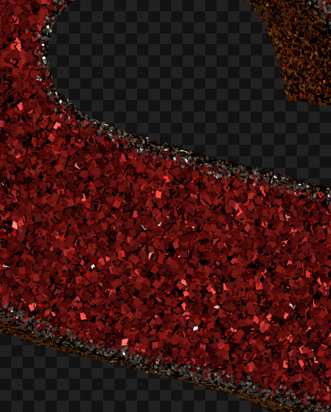 R S from Christmas Glitter Ornament Typeface on Yellow Images Creative Fonts - S69017