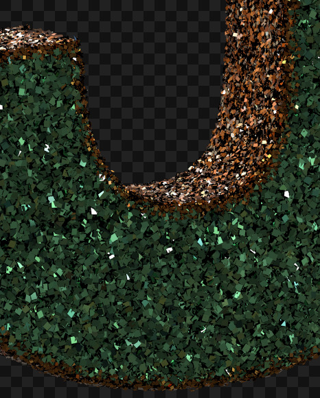 G J from Christmas Glitter Ornament Typeface on Yellow Images Creative Fonts - S69052