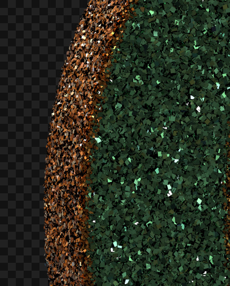 G C from Christmas Glitter Ornament Typeface on Yellow Images Creative Fonts - S69040