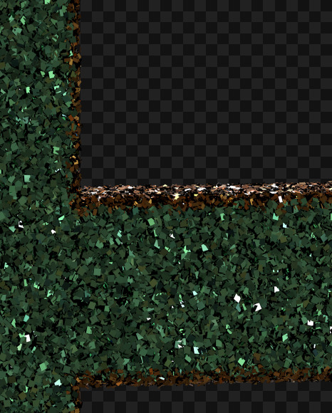 G F from Christmas Glitter Ornament Typeface on Yellow Images Creative Fonts - S69045