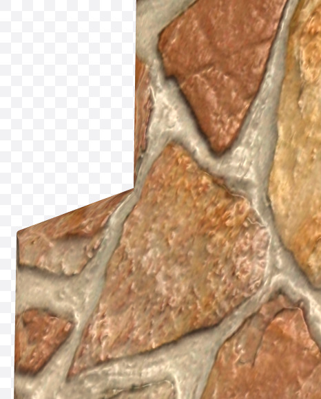 Letter I from Stone Alphabet on Yellow Images Creative Fonts - S69175