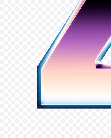 z_Lowercase_ChromeAlphabet from 80's Chrome Alphabet on Yellow Images Creative Fonts - S69263