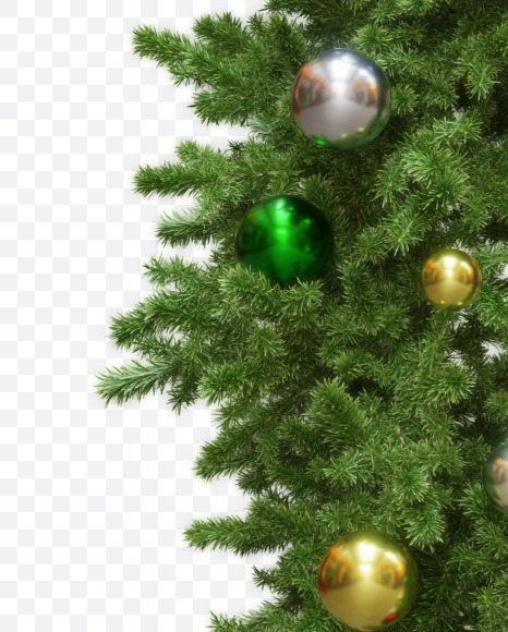 Letter Q from Christmas wreath alphabet on Yellow Images Creative Fonts - S69520