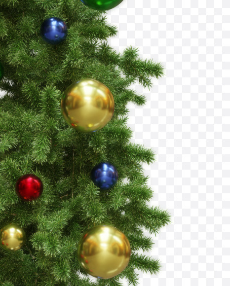 Letter D from Christmas wreath alphabet on Yellow Images Creative Fonts - S69507
