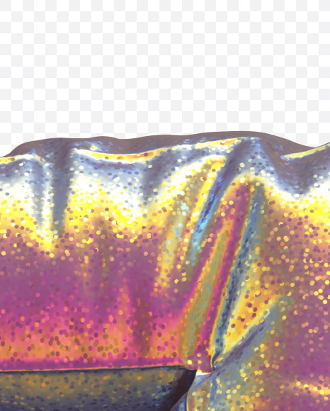 Letter T from Golden Holographic alphabet on Yellow Images Creative Fonts - S69801