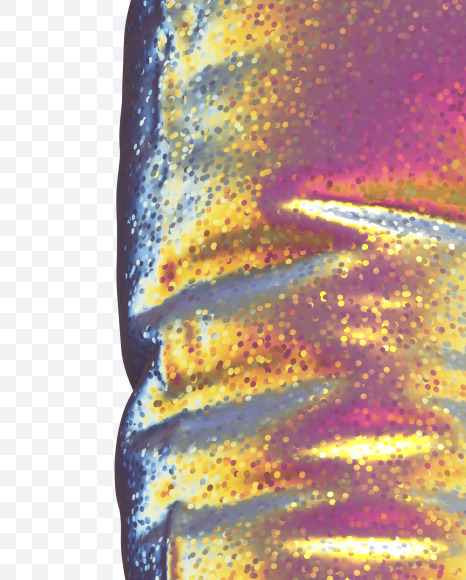 Letter N from Golden Holographic alphabet on Yellow Images Creative Fonts - S69795