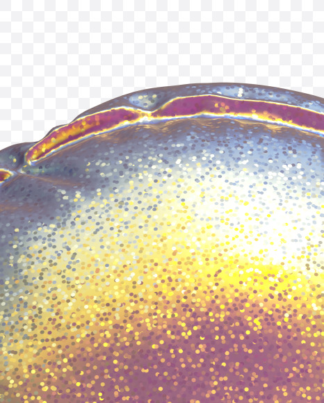 Heart from Golden Holographic alphabet on Yellow Images Creative Fonts - S69820