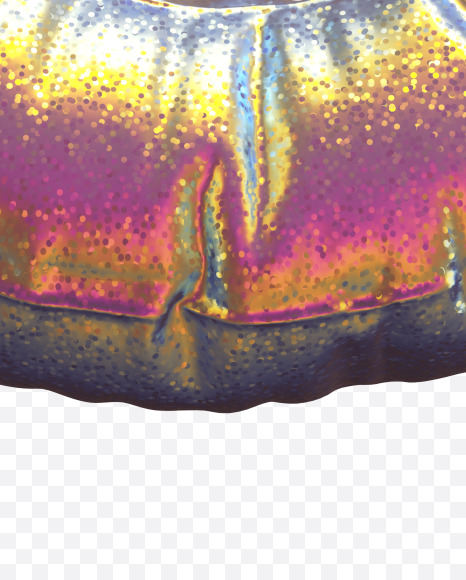 Letter J from Golden Holographic alphabet on Yellow Images Creative Fonts - S69791