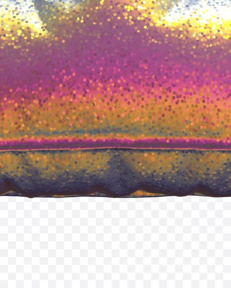 Letter I from Golden Holographic alphabet on Yellow Images Creative Fonts - S69790