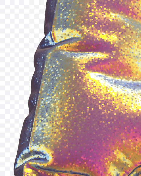 5 from Golden Holographic alphabet on Yellow Images Creative Fonts - S69813