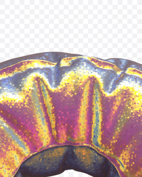 0 from Golden Holographic alphabet on Yellow Images Creative Fonts - S69808