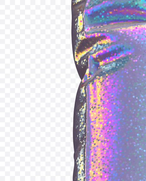 1 from Holographic Glitter alphabet on Yellow Images Creative Fonts - S69896