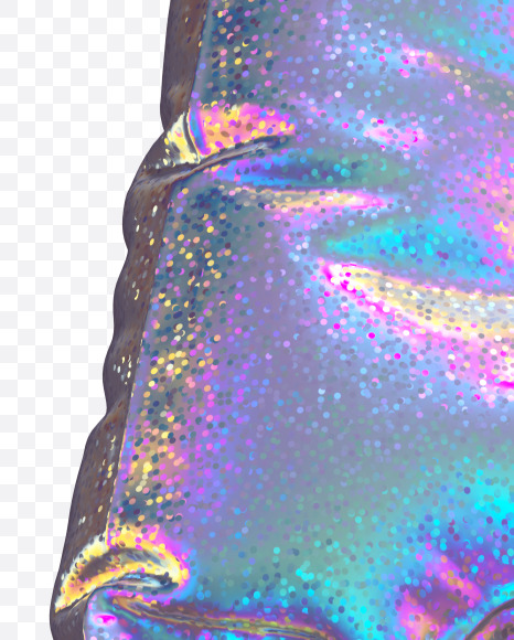 5 from Holographic Glitter alphabet on Yellow Images Creative Fonts - S69900