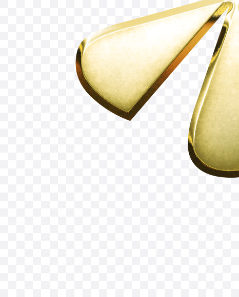 Asterisk from Gold Font on Yellow Images Creative Fonts - S69986