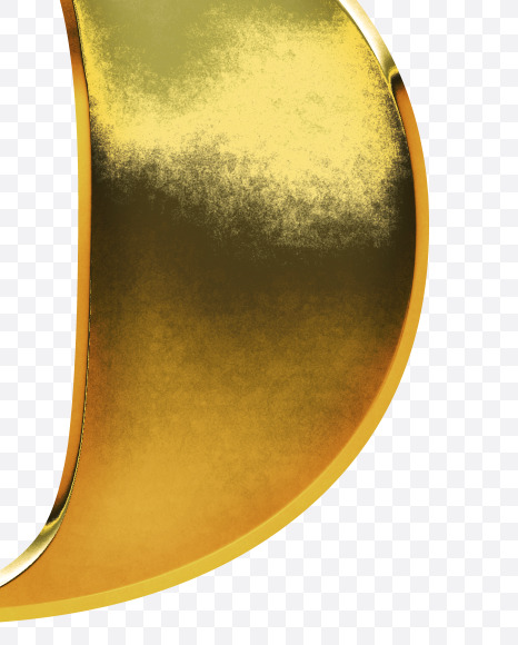 5 from Gold Font on Yellow Images Creative Fonts - S69980
