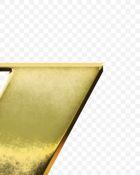 z_Lowercase from Gold Font on Yellow Images Creative Fonts - S69974