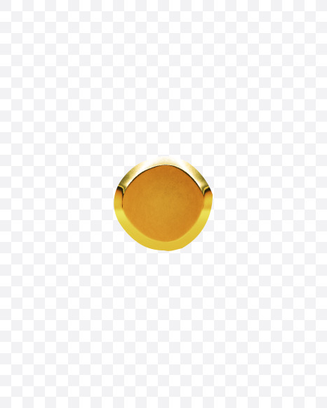 Period from Art Deco Golden Font on Yellow Images Creative Fonts - S70077