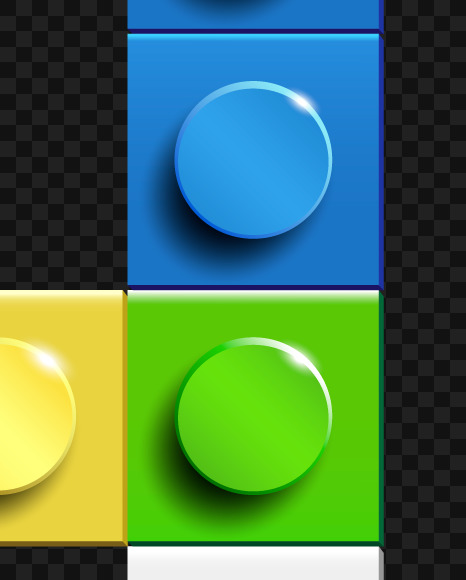 4 from Lego on Yellow Images Creative Fonts - S70327